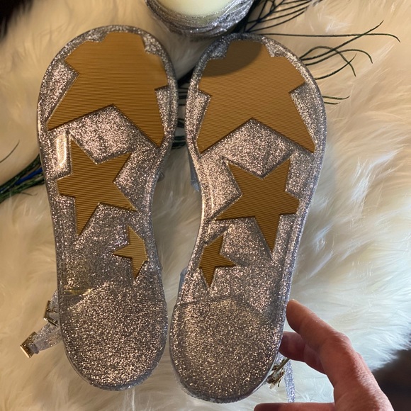 💜NIB💜Jimmy Choo Lance Jelly Glitter Sandal - Picture 11 of 16